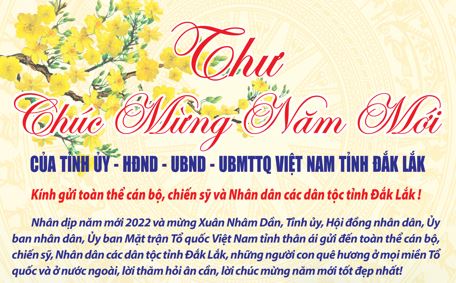 Thư chúc mừng năm mới Nhâm Dần 2022 